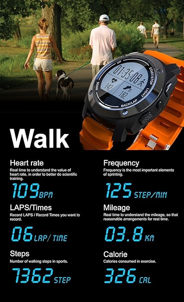 Amazon.com: S928 GPS Outdoor Sports Smart Watch IP66 Life ...