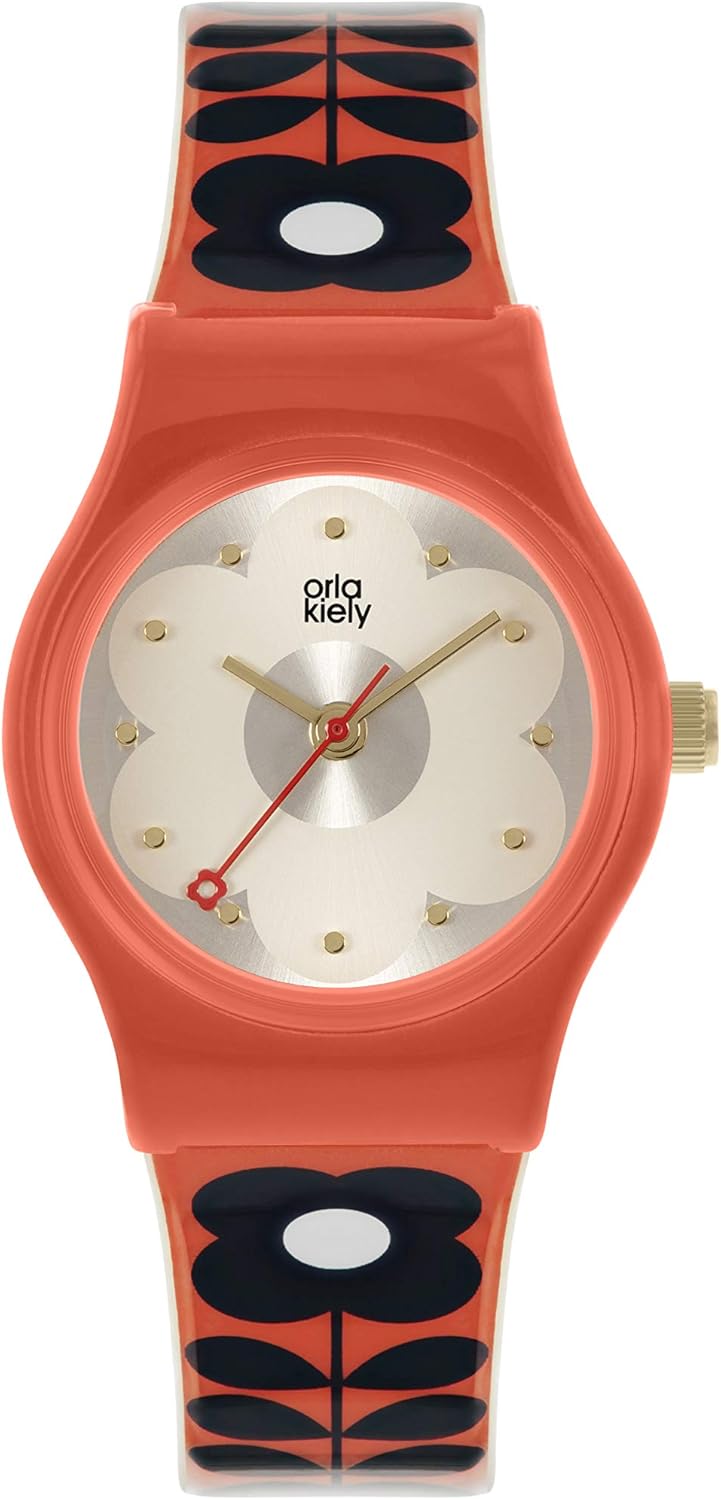Orla Kiely Women's Analogue Analog Quartz Watch with Plastic Strap OK2326 Amazon.co.uk Watches