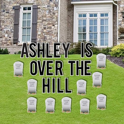Amazon Com Victorystore Yard Decorations Custom Over The Hill