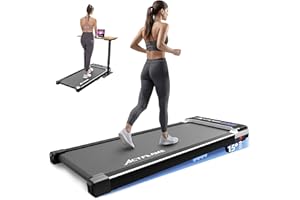 ACTFLAME Walking Pad with Incline, Portable Treadmill for Home, 2 in 1 Walking Pad Incline with Remote Control 265LB Capacity, 2.5HP Compact Treadmill with LED Display for Walking and Running