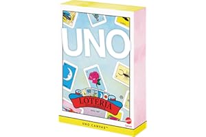 UNO Juego de Cartas Canvas Lotería para niños de 7 años en adelante