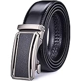 Men Belts Leather Male Slide Ratchet Work Dress Strap w Interchangeable Buckle Beltox