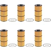 Pack of 6 LF17800 Lube Filter Cartridge Oil Filter, for 2020 and Newer DD13 DD15 DD16 Engines, Replaces# LF17810 A4711800009 A4711800209 A4721842425 P41000 LP7184 P582506