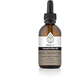 Teliaoils Horse Chestnut Infused Oil Extract (Macerated Oil), 1.7 Fl Oz - 50 Ml/soothing and Antioxidant - Excellent for Varicose Veins
