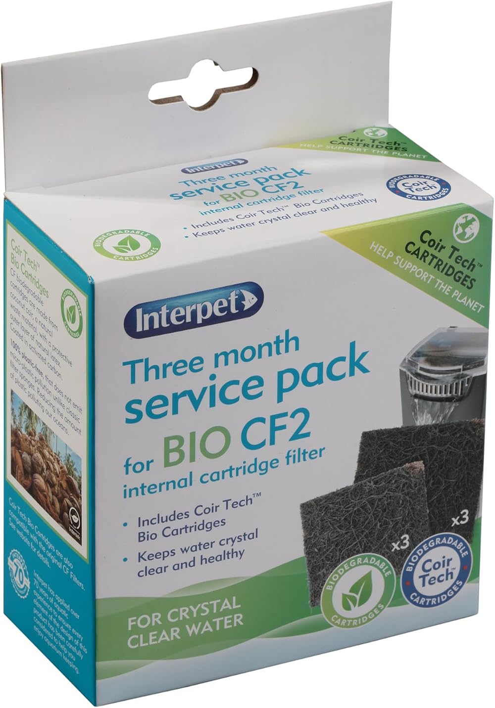 Interpet Internal Cartridge Filter CF2 Three Month Service Kit