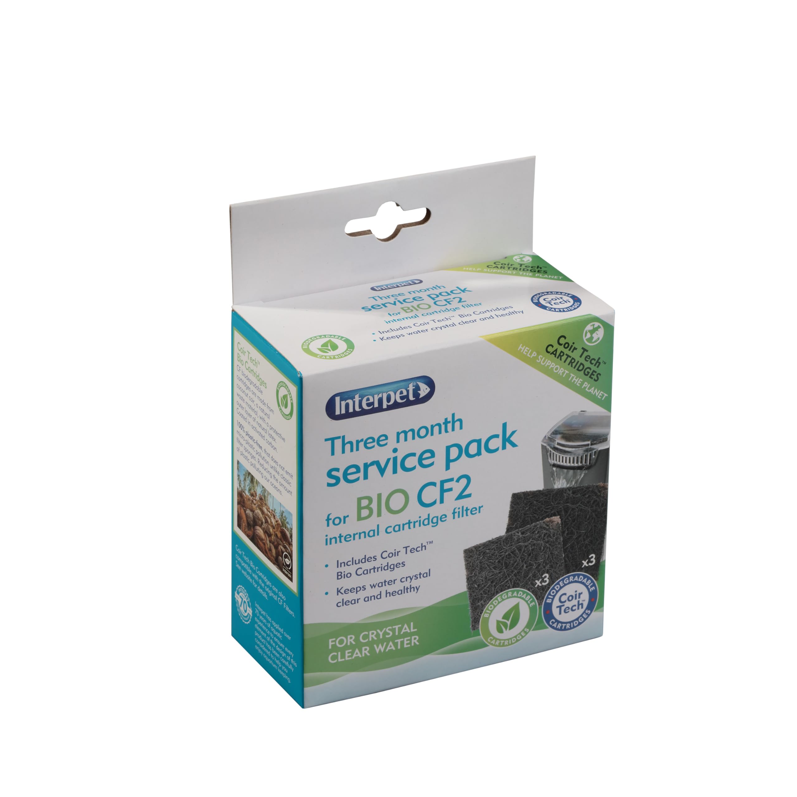 Interpet Internal Cartridge Filter Cf2 Three Month Service Kit — image 1