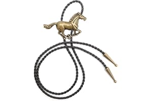 WENTUR Bolo Ties for Men Western - Handmade 3D Horse Bolo Tie Design Cowboy Bolo Tie for Women Cowgirl Western Costume Accessories