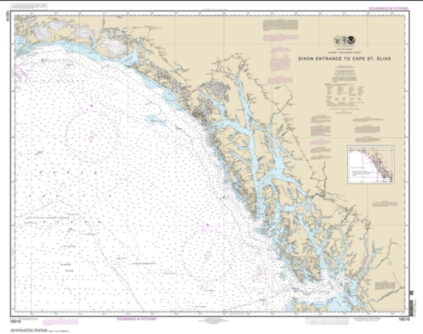 Elias St Cape To Entrance Dixon Chart Noaa Geospatial View East By Water Resistant Marine Gps Accessories 100 Brand New With Original Quality Www Fishtail Ie