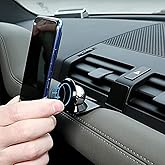 CHEYA Alumium Alloy Car Interior Center Console Dashboard Main Co-Pilot Air Vent Mobile Phone Holder for Land Rover Defender 110 2020 2021 2022 Car Accessories, BLACK