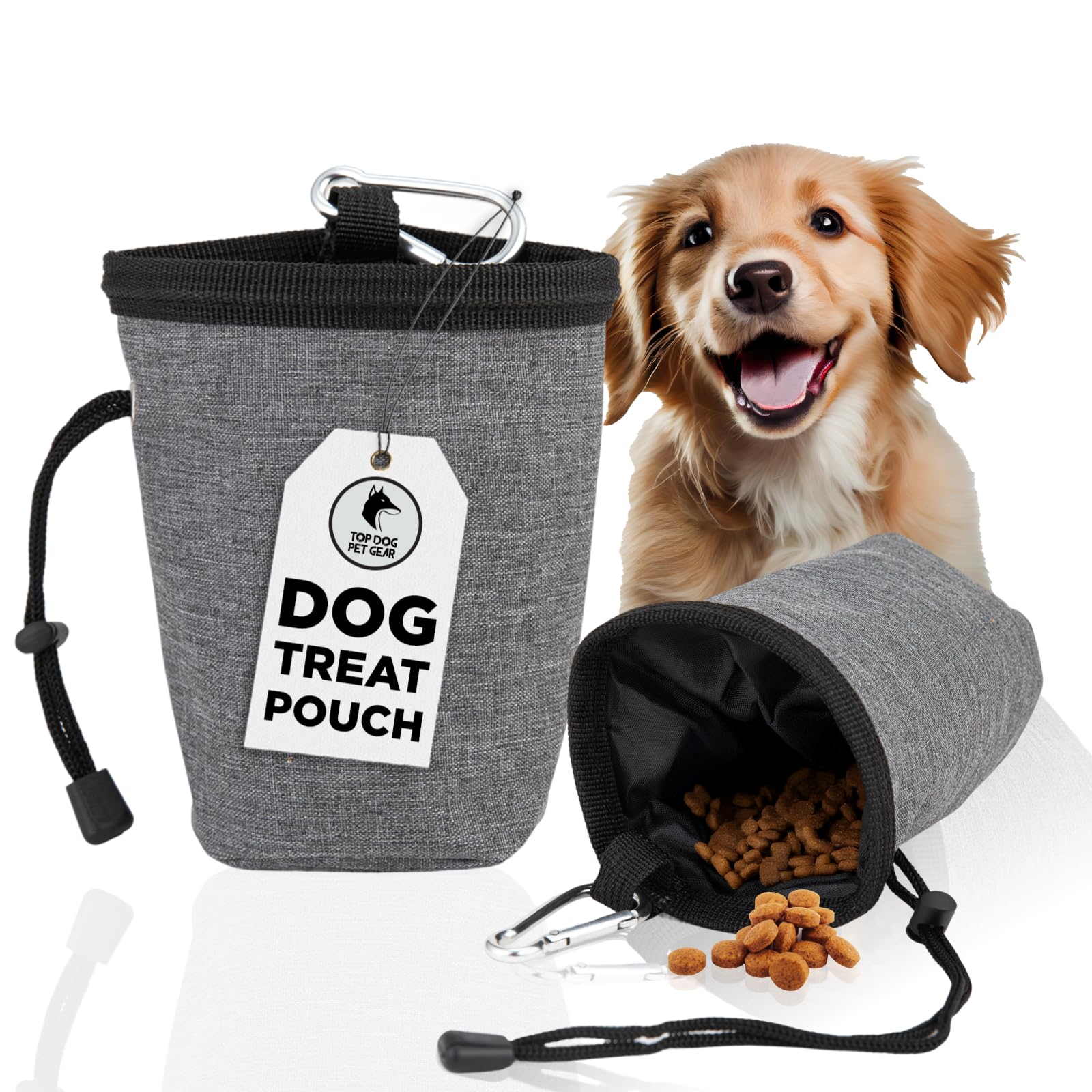 Photo 1 of Dog Treat Pouch for Training - Puppy Pouch with Water Proof Liner, Premium Play Organizer - Easy to Wear Treat Pouches for Pet Training Holder for Leash Travel Bowl