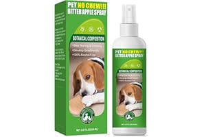 vyaji 5.07 Oz Bitter Apple Spray for Dogs to Stop Chewing - Natural Ingredients No Chew Spray for Dogs - Bitter Sprays for Dog - Alcohol-Free & Cruelty-Free - Safeguard Beloved Furniture, Green