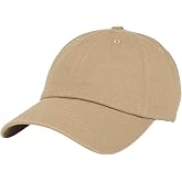 E BY ELIDAN Classic Dad Hat Cotton, Low-Profile Plain Baseball Cap, Adjustable, Breathable and Packable