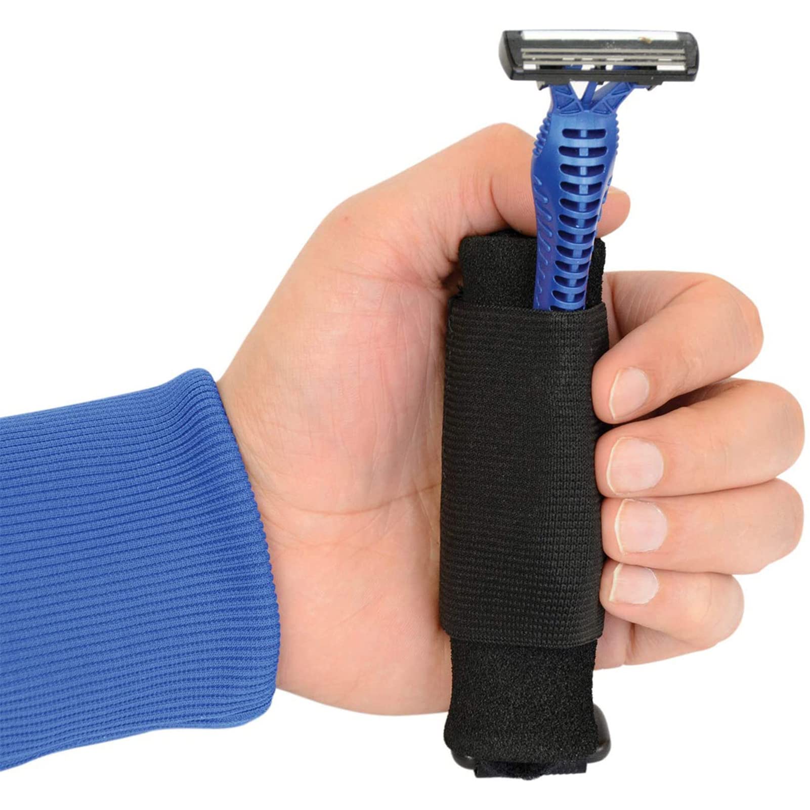 Hand Strap Holding Utensils, Universal Cuff Aid for Limited Hand Grip, Assistive Hand Grip Holder for Special Needs, Cerebral Palsy, Disabled Assistive Equipment