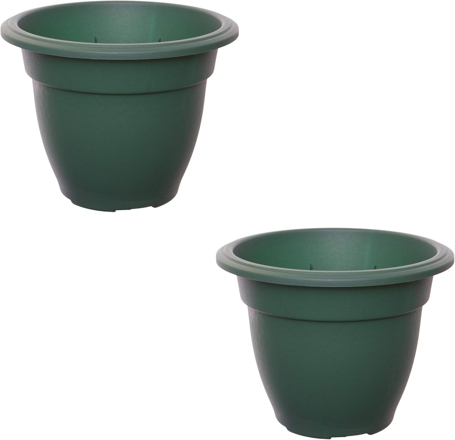 e2e Set of 2 Plastic Plant Flower Herb Bell Planter Pot Box Container