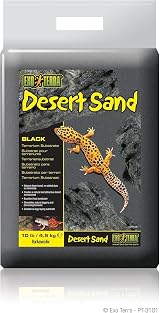 Exo Terra Desert Sand 4.5 Kg Black Substrate for Desert Terrariums