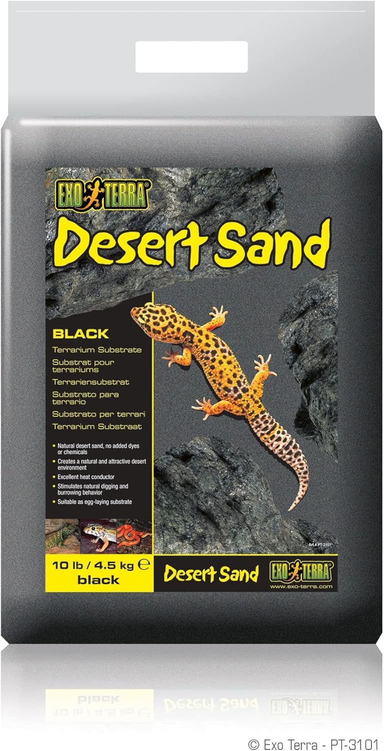 Exo Terra Desert Sand, 4.5 Kg, Black
