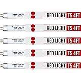 VIVOSUN Grow Lamps 5 Packs 4FT/46IN 3000K T5 Fluorescent Grow Light Bulbs