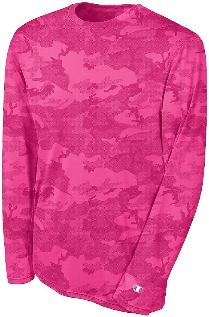 long sleeve pink champion shirt