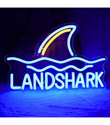 Amazon.com: La Crosse Clock 433-3841LS 15.75 Inch Landshark Indoor