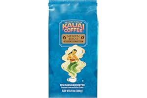 Kauai Coffee Koloa Estate Medium Roast - Whole Bean Coffee, 24 oz. Package