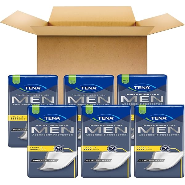 NRS Healthcare Tena For Men Absorbent Protectors - Level 2, (Eligible For VAT Relief In The UK