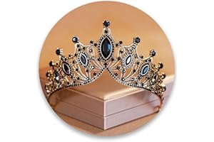 TAROSE Silver Tiaras for Women and Girls, Crystal Gold Crowns for Women, Hair Accessories for Bride/Halloween/Prom/Birthday