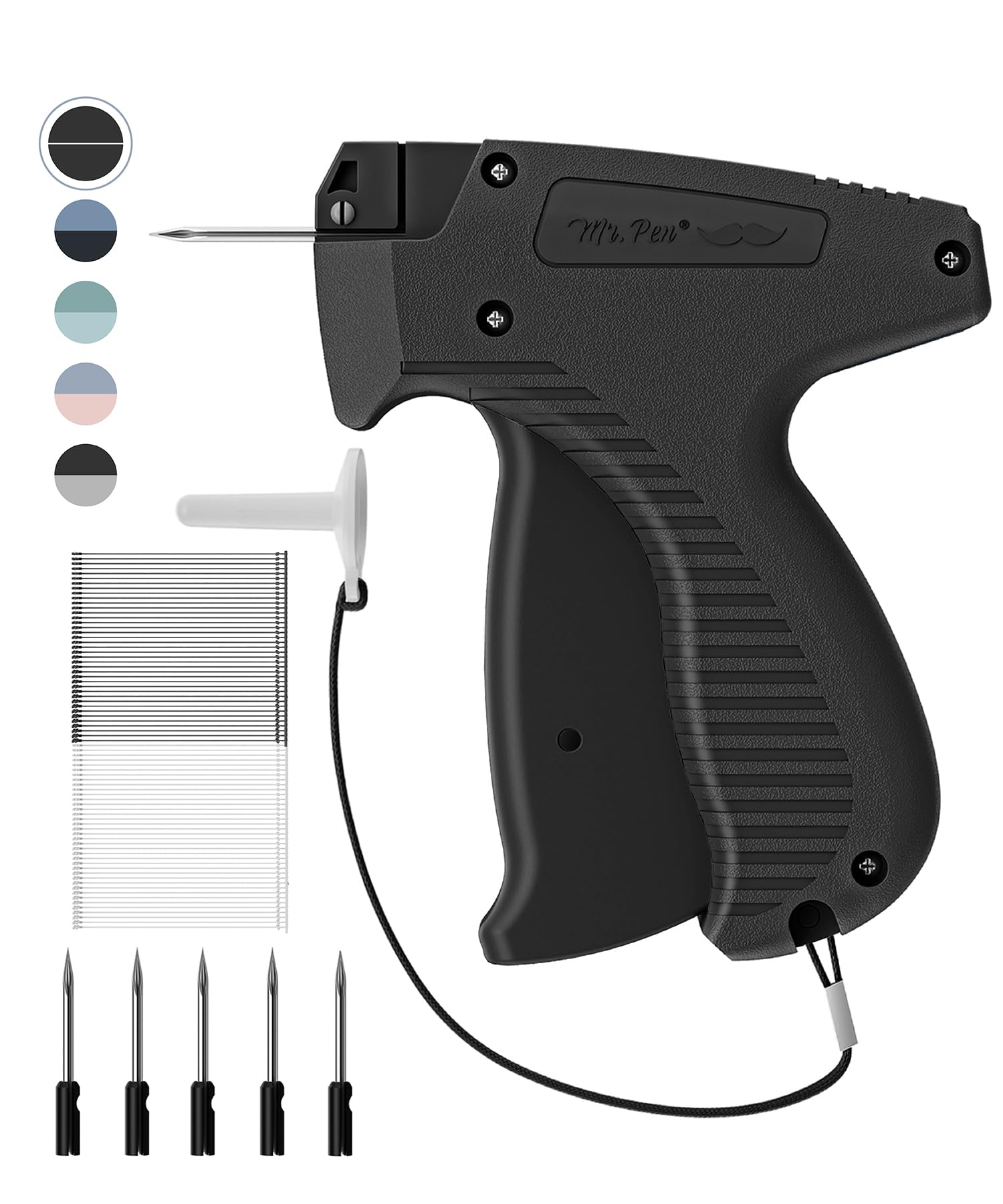 Photo 1 of Mr. Pen- Tagging Gun, 5 Needles & 1008 Pcs Barbs Fasteners, Black, Price Tag Gun, Tagging Gun for Clothing, Tag Attacher Guns, Retail Tagging Gun, Hang Tag Gun, Clothes Tagging Gun