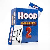 Hood Charades 2 Urban Card Game for Game Nights and Parties, Celebrating Black Culture with Fun Charades and Trivia