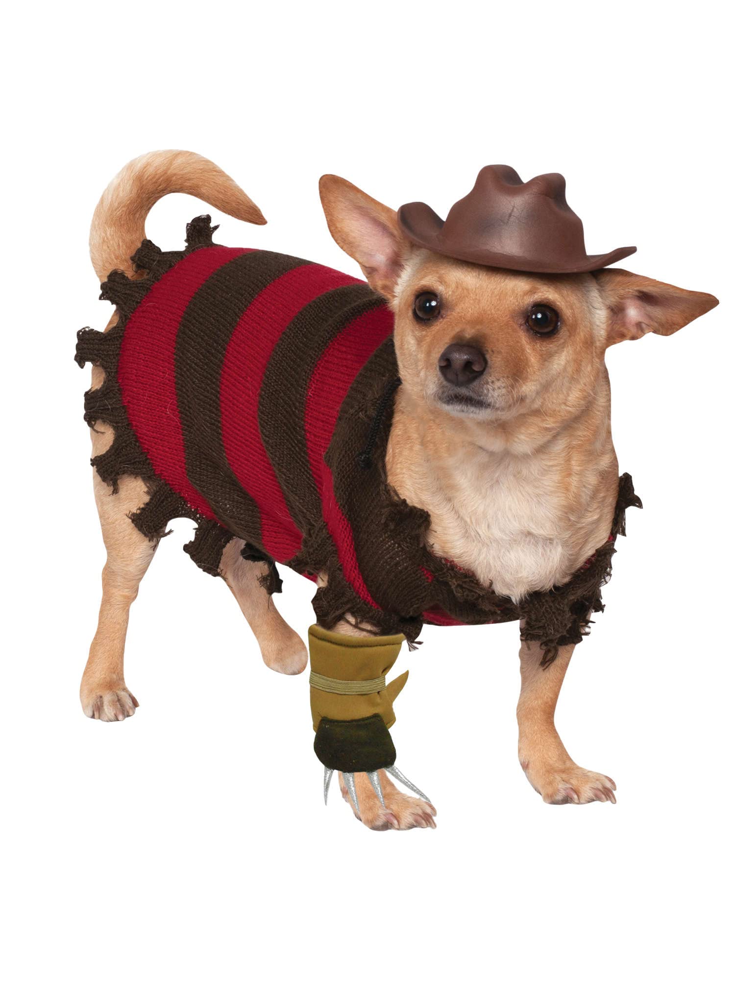 Rubie's A Nightmare on Elm Street, Freddy Krueger Halloween Pet Dog Costume, Size Small - S