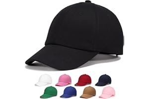 WILLPORT Kids Baseball Cap for Age 2-9,Adjustable Cotton Toddler Baseball Hat for Boys & Girls