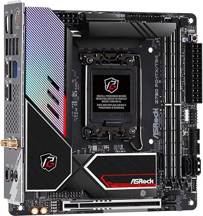 ASRock Z790 PG-ITX TB4 Mini ITX Motherboard Intel 1700 DDR5 Wi-Fi 6E 2.5G