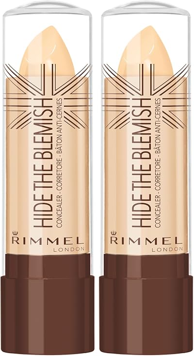 Rimmel London Hide The Blemish Stick Concealer 4.5g Pack of 2