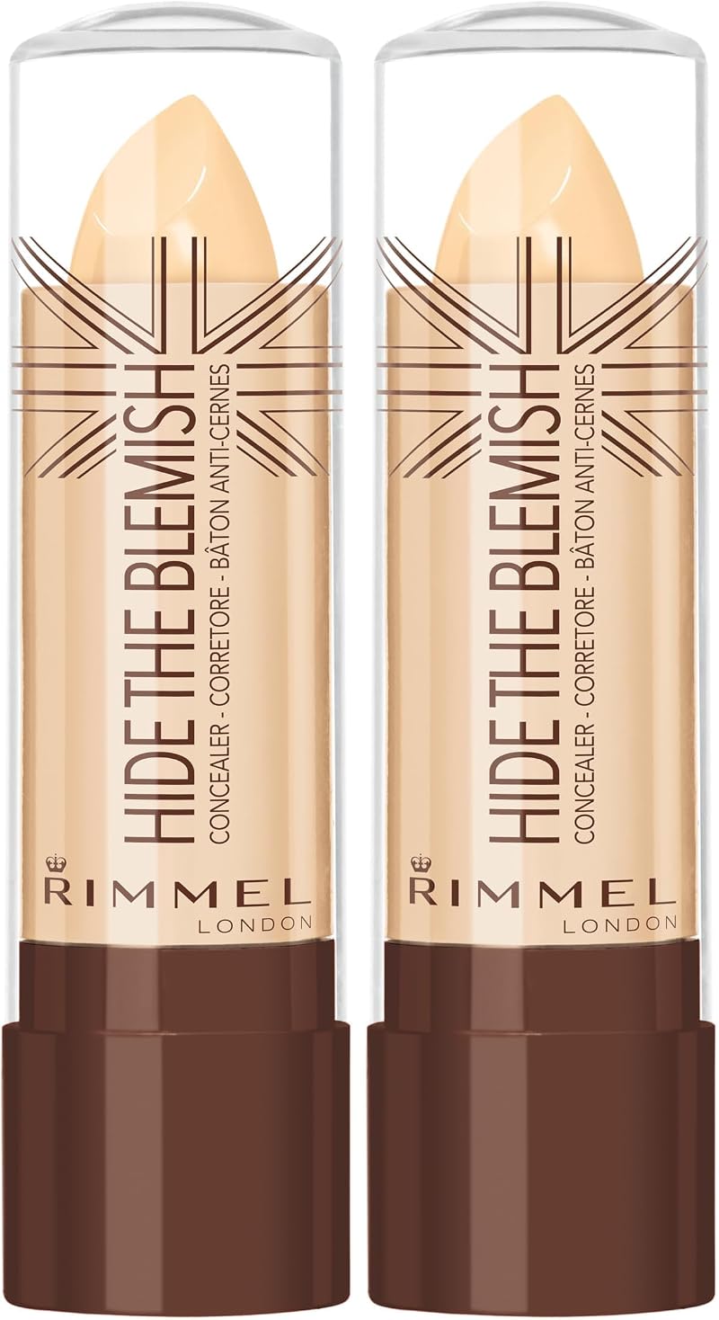 Rimmel London Hide The Blemish Stick Concealer 4.5g Pack of 2