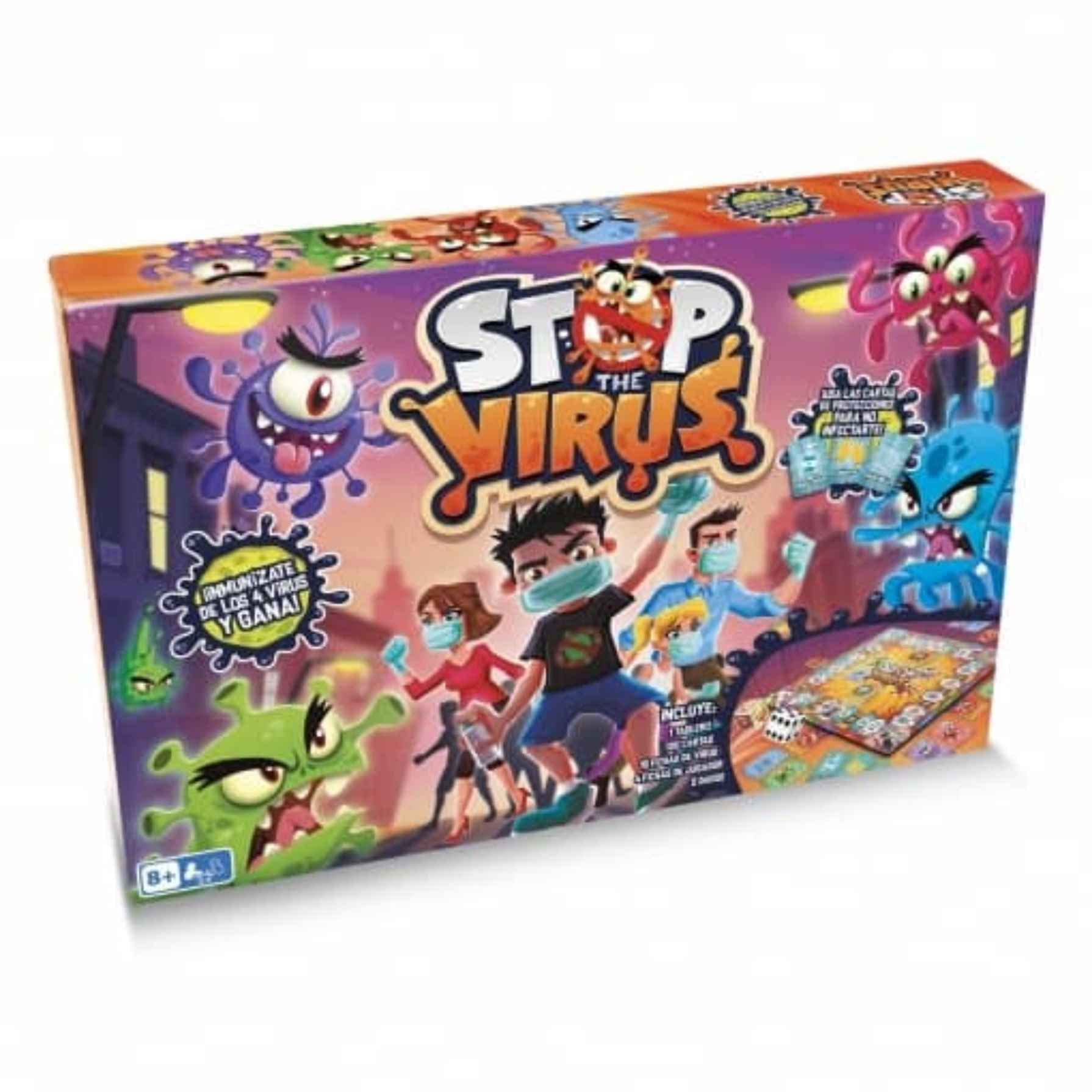 PLAY FUN BY IMC TOYS Stop The Virus | Fun Family Board Game for Boys and Girls 8+ Years Old