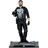 McFarlane Toys- Marvel Studios The Punisher 1:10th Scale Collectible | Marvel Collectible 1/10 Scale 7 Inch Statue Figure Posed Scene - The Punisher (TV and Movie Version)