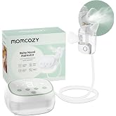Momcozy BreezyClear Pro&trade; Nasal Aspirator for Baby, 75 kPa, 9 Levels | Hospital-Grade Nose Sucker with 9 Adjustable Suction Levels, Electric Nose Cleaner for Toddler, Light &amp; Music Soothing