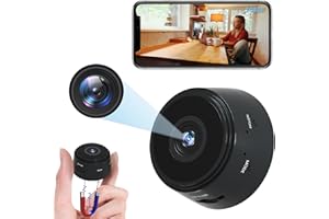 HOEUJIA Mini Spy Camera,Wireless WiFi Hidden Camera 1080P Full HD,Hidden Cameras with Night Vision and Motion Detection,Security Nanny Camera for Home/Office