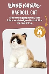 Living Nature Ragdoll Cat Plush Toy 24cm Eco-Friendly Naturli view 2