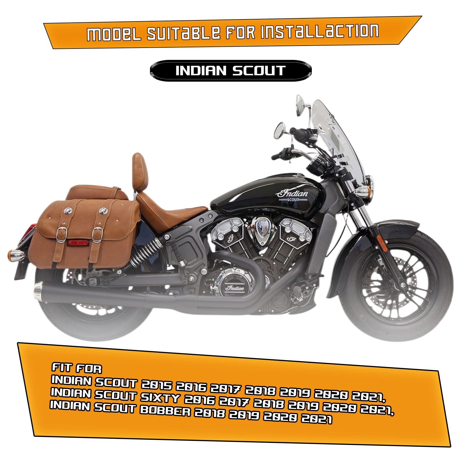 Crash Bar Engine Guard For Indian Scout & Scout Bobber (2015-2024) - 1.25" Steel, Matte Black 1 thumbnail image