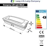 Long Life Lamp Company 3w LED Emergency Light Non-Maintained/Maintained 180 Min view 7