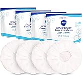 MedVance No Rinse Shampoo Cap | Rinse Free Shower Cap that Shampoos & Conditions | PH Balanced & Hypoallergenic Waterless Hair Wash | 4 Pack