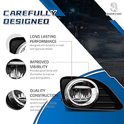 Shocklight LED Fog Lights Compatible with 2010 2011