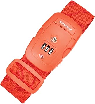 samsonite luggage strap with lock