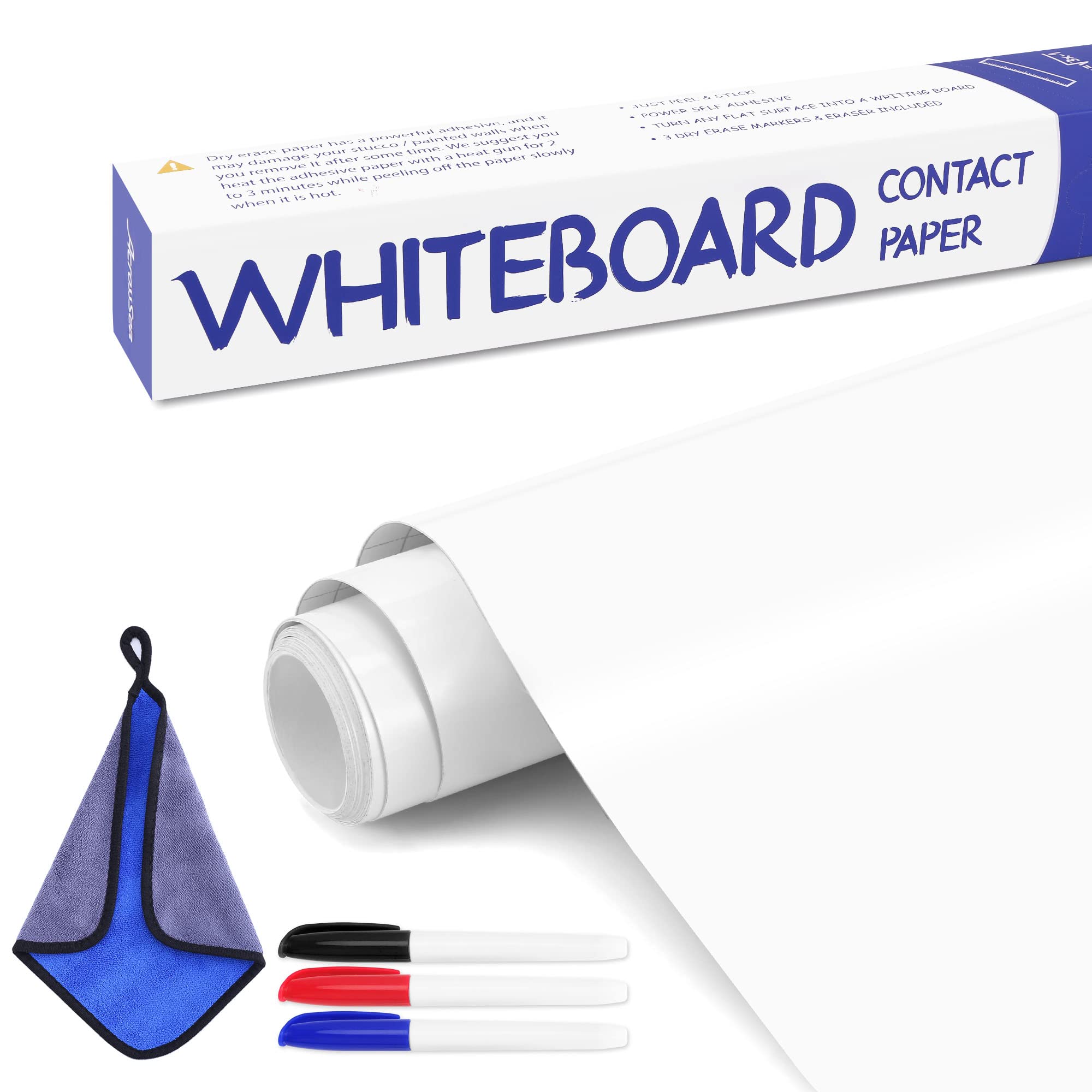 Mua AcrossSea White Dry Erase Paper Roll 17.3” x 96” (8 Feet) 3 Dry