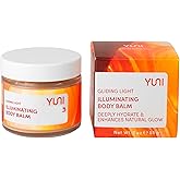 YUNI Beauty Body Moisture Balm (2 oz) Gliding Light Illuminating Balm for Glowing Skin - Nourish, Restore, Hydrate Dry Skin - Natural Skin Care, Vegan, Paraben-Free, Cruelty-Free