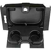 TQPONLY Split Bench Center Seat Front Cup Holder,Compatible with Ford F150 Truck Accessories Replacement Replaces FL3Z-1813562-AT FL3Z1813562AT Rear Seat Armrest Cupholder