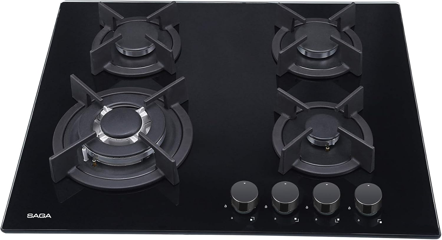 piastra in ghisa per piano cottura a gas 2 bruciatori