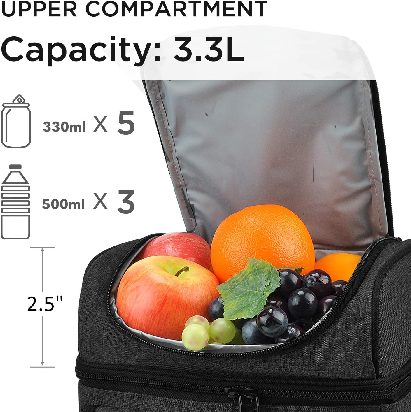 Kato Tirrinia Insulated Lunch Bag 10L(14 Cans) - Image 4