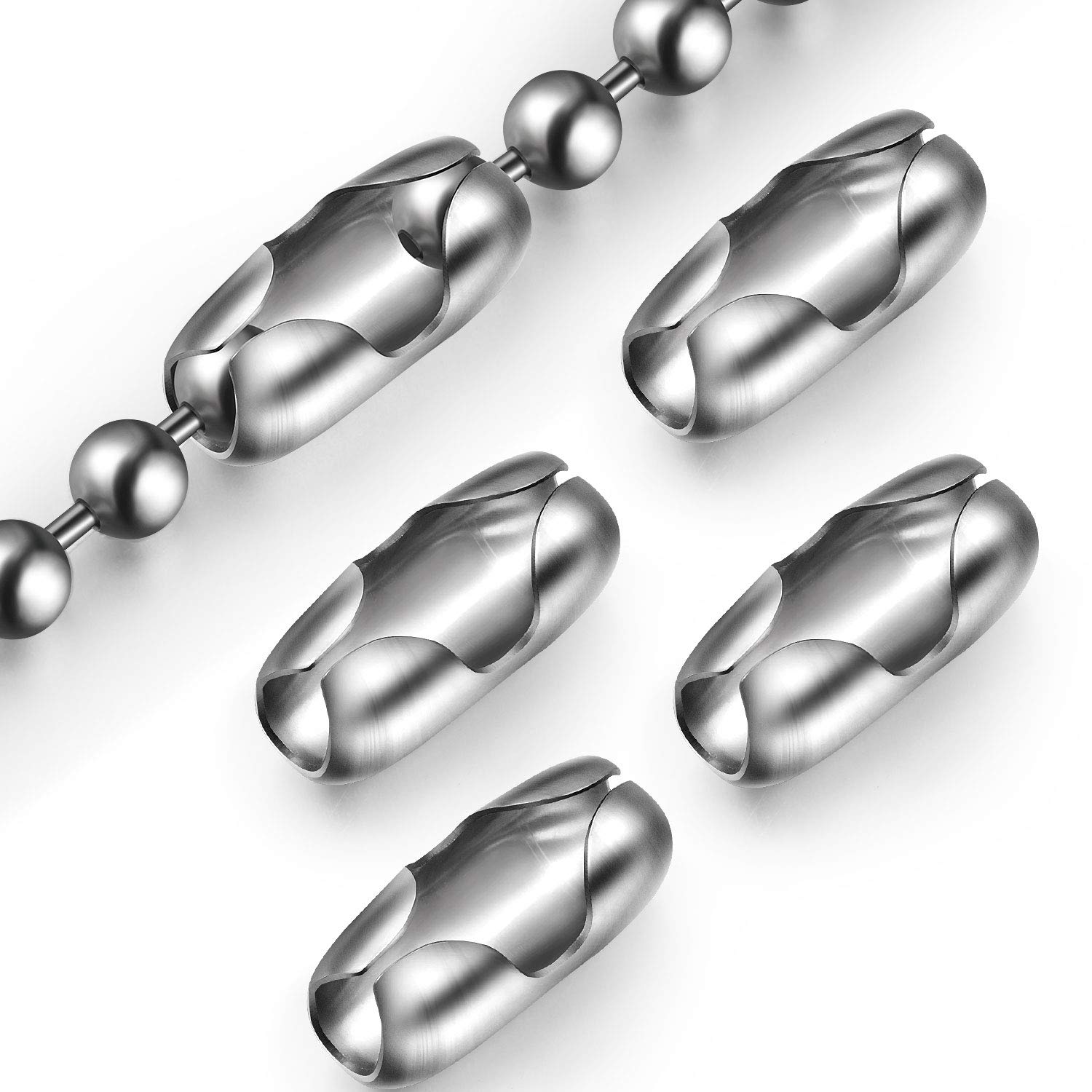 20 Pieces Vertical Chain Connector Replacement Clips Roman Blind Ball Chain Cord Connector