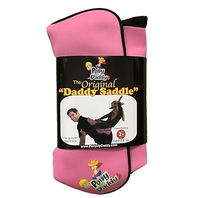 Buy Pony Up Daddy Neoprene Parent Saddle With Easy Close Strap Features Padded Seat And Grab Handle For Safe And Comfortable Play Pony Rides Fits Up To 50 Chest